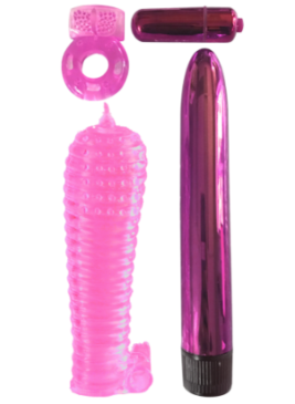 Coffret 4 sextoys rose Classix - R545112